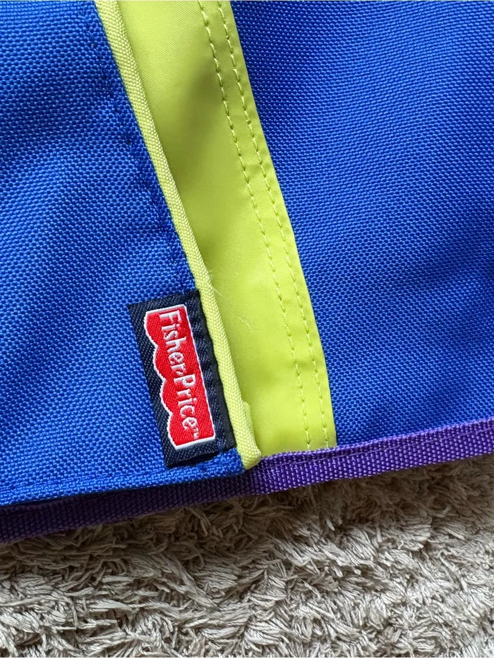 Fisher-Price Blue, Purple & Yellow Hanging Pocket Organizer
